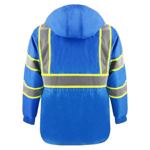 Veste de sécurité réfléchissante en polaire chaude et élégante, imperméable, veste softshell, gilet réfléchissant, veste de sécurité haute visibilité - Product Image 4