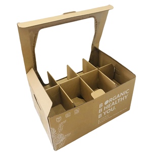 Customizable Pattern Flexo <b>Printed</b> 3mm Thick Waterproof 3-Layer Rigid Paper Boxes Modern Design Recycled Materials Vegetable - Product Image 1
