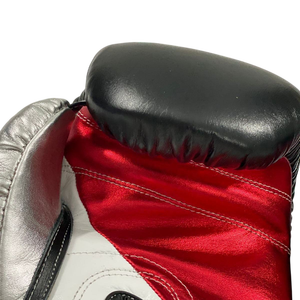 Guantes Profesionales Hechos a Medida, Sin Boxeo No Hay Vida, Cierre con Cordones, Muay Thai para Adultos y Artes Marciales, Personalizados, 100% Cuero Genuino - Product Image 4