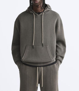 Nouvelle Arrivée Vêtements de Sport Homme Deux Pièces Personnalisées en Polaire Imprimée Unie Décontractée Survêtement de Jogging - Product Image 1