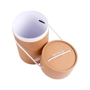 Envases ecológicos de tubos de papel kraft para cordones decorativos, cajas cilíndricas de cartón, tubos redondos personalizados estilo cuerda (cordón) - Product Image 1