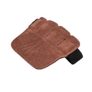 Half <b>Finger</b> Fitness Gloves Suede Material Adjustable Wrist <b>Strap</b> Weight Lifting Gym Unisex Design - Product Image 4