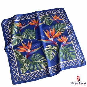 Custom Printed Square <b>Scarf</b> Women Lightweight Soft Fabric Fashion Head <b>Scarf</b> OEM ODM Manufacturer Taiwan Custom Fabric Products - Product Image 6