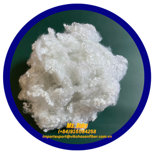 Fibra de poliéster reciclada 7D HC blanca, fibra hueca conjugada reciclada de Vikohasan GRS para relleno de juguetes, almohadas, edredones, cojines y sofás. - Product Image 3