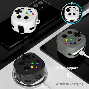 Étui pour écouteurs Samsung Galaxy Buds 4/4 <span class=keywords><strong>Pro</strong></span> 2026, design mignon de manette de jeu, étui en silicone avec porte-clés pour écouteurs Buds 4/4 <span class=keywords><strong>Pro</strong></span> - Product Image 4