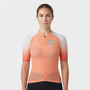Maillot de cyclisme pour femmes, sublimation, col montant, maillot de course à vélo pour femmes avec fermeture éclair avant - Product Image 3