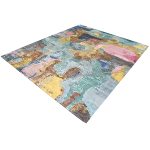 Alfombra de lana hecha a mano, alfombras decorativas para sala de estar, alfombras de pared Interior para el hogar, Alfombras anudadas para salón - Product Image 3