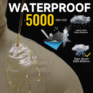 ชุดทำงานชุดกันฝนกันน้ำหนักเบาเหมาะกับการผจญภัยชุดกันฝนกลางแจ้ง - Product Image 5