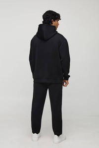 Sweat à capuche personnalisé de qualité supérieure, épais, uni, teint, 100 % coton, 430 GSM, coupe classique, écologique, respirant, chaud, sans fermeture éclair - Product Image 5