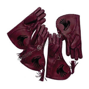 Guantes de Cetrería Personalizados de la Mejor Calidad, Novedad 2026, para Caza, Entrenamiento de Aves, Trampa para Animales, Guantes de Cetrería de Carbono - Product Image 5