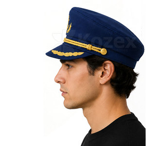 Meilleur choix : Chapeau de marin classique léger en polyester/coton pour l'extérieur, idéal pour les défilés, événements et occasions spéciales - Product Image 5