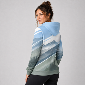 Hot Selling Women's Sublimated <b>Hoodie</b> Durable Fabric Breathable Comfortable Fit Casual Wear Custom <b>Sublimation</b> <b>Hoodie</b> For Women - Product Image 3