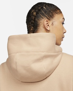 Sudadera con capucha para mujer, de color liso, manga larga, tejido de punto, forro polar, informal, transpirable, con bolsillos, para otoño - Product Image 6