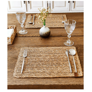 Round Jute Placemats Eco friendly products Made in India Placemat <b>Table</b> Decoration Wholesale Sea Grass Placemats Wicker Mats - Product Image 5