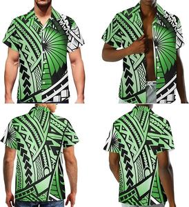 Nuevo Diseño, Vestidos de Estilo Tropical Hawaiano con Hombro Descubierto y Doble Capa, Vestidos de Sirena con Estampado Tribal Polinesio para Mujer - Product Image 5