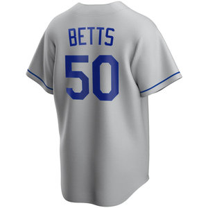Maillot de baseball bleu pour homme Betts 50, imprimé numérique, maille respirante, sans manches, col en V, coupe classique, adulte, toutes saisons, antibactérien - Product Image 4