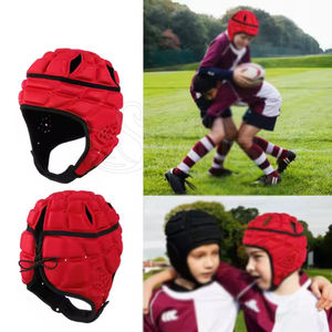 หมวกกันน็อครักบี้คุณภาพสูง วัสดุหนัง สำหรับทีม ออกแบบได้ตามต้องการ ป้องกันได้ดี - Product Image 2