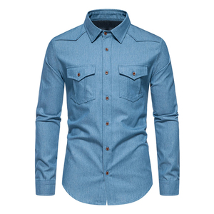 Chemise cargo vintage à coupe décontractée offrant confort, style et design pratique - Product Image 1