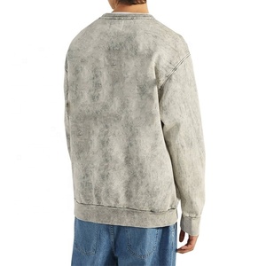 เสื้อสเวตเชิ้ตผู้ชาย,เสื้อสวมหัวคลุมศีรษะคอเต่า Geansai Crewneck Homme พิมพ์ลายตามสั่ง - Product Image 5