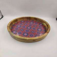 Plateau de service en bois émaillé pour banquets et traiteurs d'hôtel, idéal pour une utilisation promotionnelle - Product Image 5