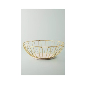 Grand panier de rangement créatif en métal pour fruits, idéal pour le bureau et la maison - Product Image 5