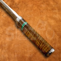 Couteau de chasse et de camping artisanal sur mesure de 10 pouces, acier D2, lame fixe, pointe tombante, 58-60HRC, utilitaire, OEM, EDC, étui en cuir, le meilleur