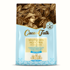 Manufacturer Shipping Direct Global White <b>Chocolate</b> Compound Crispy Balls Cocoa Bulk Selling Bakery Decorate Cakes HALAL OEM/ODM - Product Image 1