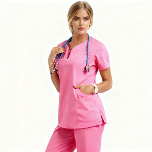 Ensemble de Blouses et Pantalons Médicaux pour Femmes 2026 – Vente en Gros, Personnalisable, Tissu Tricoté de Qualité Supérieure, Idéal pour Usage Hospitalier - Product Image 1