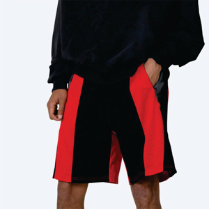 Pantalones cortos deportivos ligeros para hombre, tela de malla transpirable, secado rápido, cintura elástica, perfectos para deportes, gimnasio, correr o uso casual. - Product Image 1