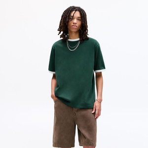 Camisetas Oversize Lavadas, Tops Casuales de Color Liso, Camisetas para Hombre, Polos para Hombre con Envío y Entrega - Product Image 4