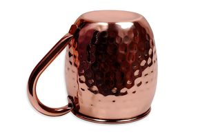Wholesale Manufacturer 100% Pure Copper Hammered Design Water Cocktail Mocktail <b>Beer</b> Drinking Moscow Mule Mug Cup - Product Image 6