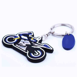 Porte-clés personnalisés en gros, directement de l'usine, en PVC de haute qualité avec broderie et impression de logo sur mesure pour le branding - Product Image 2