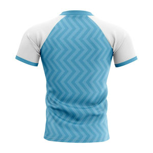 เสื้อรักบี้แบบกำหนดเอง ผ้าตาข่ายโพลีเอสเตอร์ เสื้อโปโลฟุตบอลสไตล์เรโทร เสื้อผ้าสตรีทแวร์ เสื้อฟุตบอลอเมริกันสไตล์เรโทร - Product Image 2