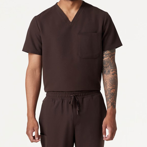 Service OEM – Ensembles de blouses d'hôpital pour hommes 100 % coton de haute qualité, couleur et design personnalisés, séchage rapide, respirants, faible MOQ (25 ensembles) - Product Image 2