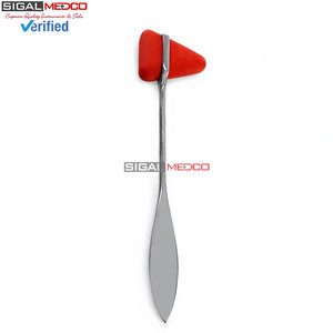 Martillo de Reflejos Taylor Rojo de 7.5 Pulgadas, Instrumento de Examen Neurológico Médico Quirúrgico de Grado Alemán - Product Image 3