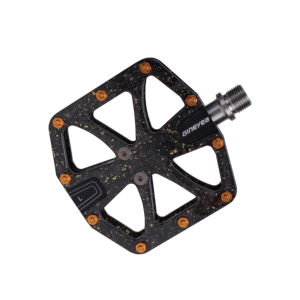 Pédales de vélo <span class=keywords><strong>VTT</strong></span> en fibre de <span class=keywords><strong>carbone</strong></span> 3K, ultralégères, durables, plateforme en titane, 3 roulements, C525/C520, pédales hautes Gineyea - Product Image 5