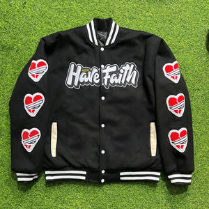 <b>Men</b> Leather Varsity Baseball <b>Jacket</b> 2026 <b>Thin</b> Stand Collar Outwear Stylish Cool Varsity <b>Jacket</b> - Product Image 3