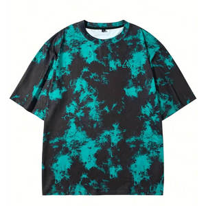 Camisetas Tie Dye para Hombre de Alta Calidad, Transpirables, de Manga Corta, Estilo Ringer, para Uso Casual de Verano, Precio al por Mayor - Product Image 1
