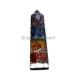 Feng Shui, Ágata tallada, piedra preciosa, orgón, Obelisco, MASCOT, modelo de punto de mezcla, para arte y exportación coleccionable - Product Image 3