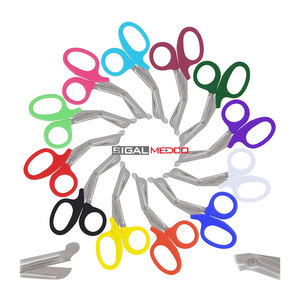 Tijeras EMT de Alta Resistencia, Tijeras para Tela en Colores Arcoíris Surtidos para Enfermeras, Manualidades, Sastrería y Uso Médico, Ultra Afiladas, de Acero Inoxidable - Product Image 2