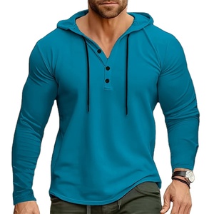 Camiseta de manga larga de otoño para hombre, camiseta informal ajustada con cuello redondo y capa base para jóvenes suaves - Product Image 6