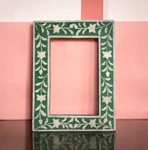 Bone Inlay Photo <b>Frame</b> Handmade Marble Wood Inlay Picture <b>Frame</b> Decorative Home Decor Gift Item <b>for</b> Photos - Product Image 3