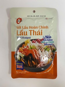 น้ำซุปฮอทพอทโอฟู้ด รสเปรี้ยวเผ็ด 180 กรัม พร้อมใช้ รสชาติมะพร้าว สำหรับ 5-6 ที่  รับผลิตแบบ OEM ขายส่ง - Product Image 4