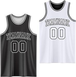 Ensemble de maillots de basket-ball personnalisés de haute qualité, bleu orange, impression sérigraphique, polyester respirant, unisexe adulte, nom et numéro de l'équipe - Product Image 3