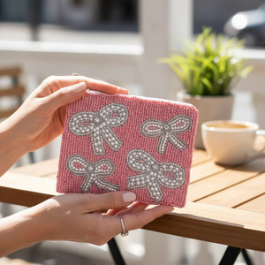 Monedero con Cierre de Cuentas Hecho a Mano, Monederos de Moda Multicolores, Tamaño Personalizado - Product Image 1