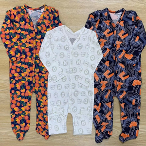 Ropa de marca Stock Original Overruns Leftover Baby Wears 0-24M Baby Playsuits Frogsuits Baby Sleepsuits Jumper Stock lot - Product Image 4