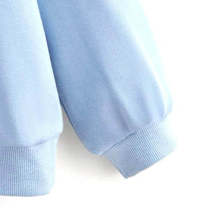 Sudaderas con Capucha para Mujer, Diseño 2026, Color Azul Claro, Estampadas, 100% Algodón, Bolsillos Tipo Canguro, Talla Grande - Product Image 3