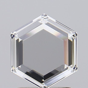 เพชรทรงหกเหลี่ยมขนาด 1.25 กะรัต เจียระไนแบบโรสคัท คุณภาพ E VS1 เพชรเลี้ยงในห้องปฏิบัติการ สำหรับทำเครื่องประดับ ขัดเงาด้วยมือในอินเดีย เหมาะสำหรับแหวน ต่างหู และจี้ - Product Image 3