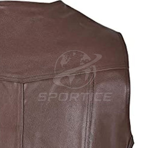 Good Quality 100% <b>Leather</b> Made Fashion <b>Vest</b> Reasonable Price Men Clothing <b>Leather</b> <b>Vest</b> For Sale - Product Image 6