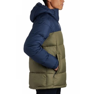 Custom made men's puffer <b>jacket</b> with custom stitching and water-resistant finish offered as a premium down men's <b>jackets</b> - Product Image 2